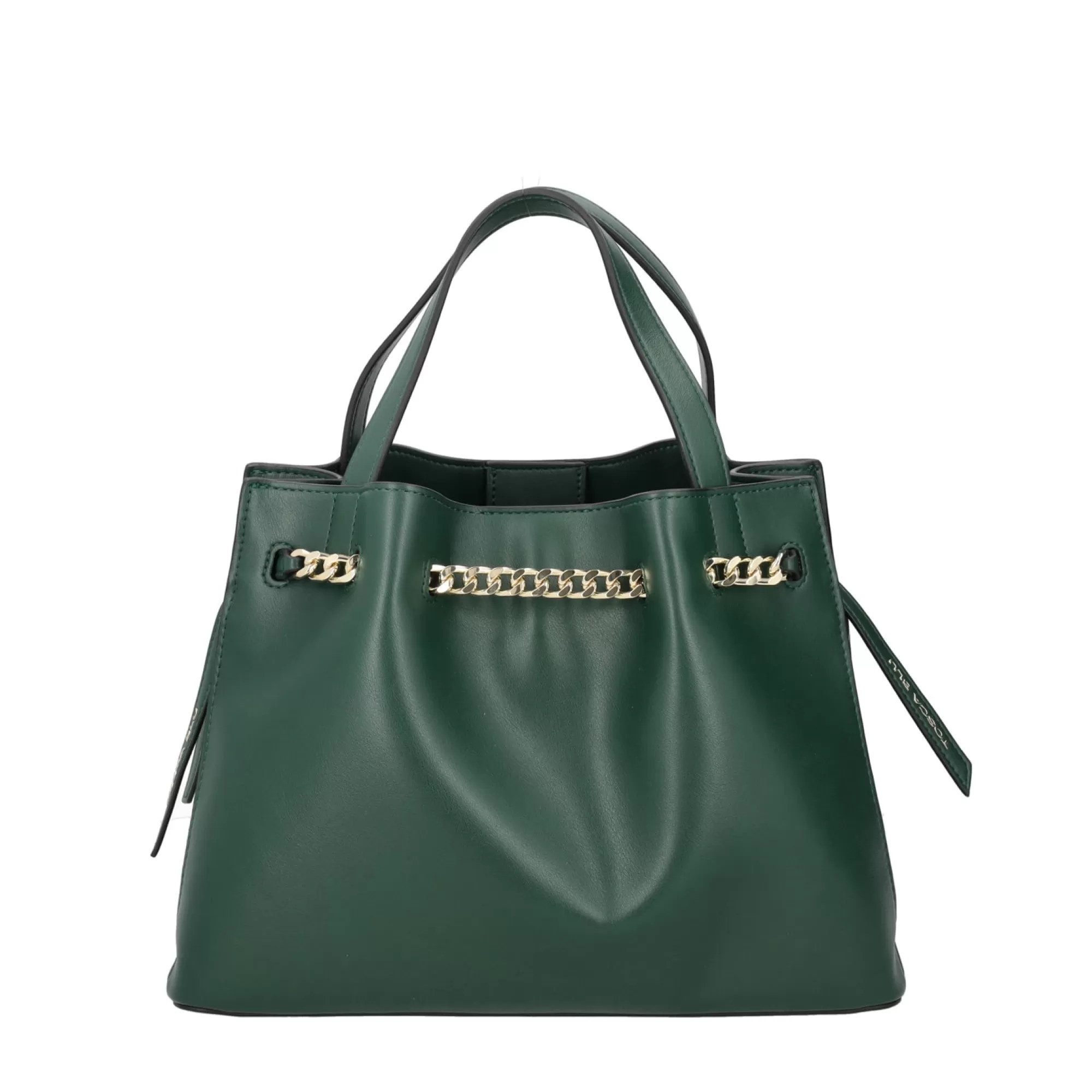 Borse A Mano*Tosca Blu Borsa A Mano Grande "Amaretto" Scuro Verde