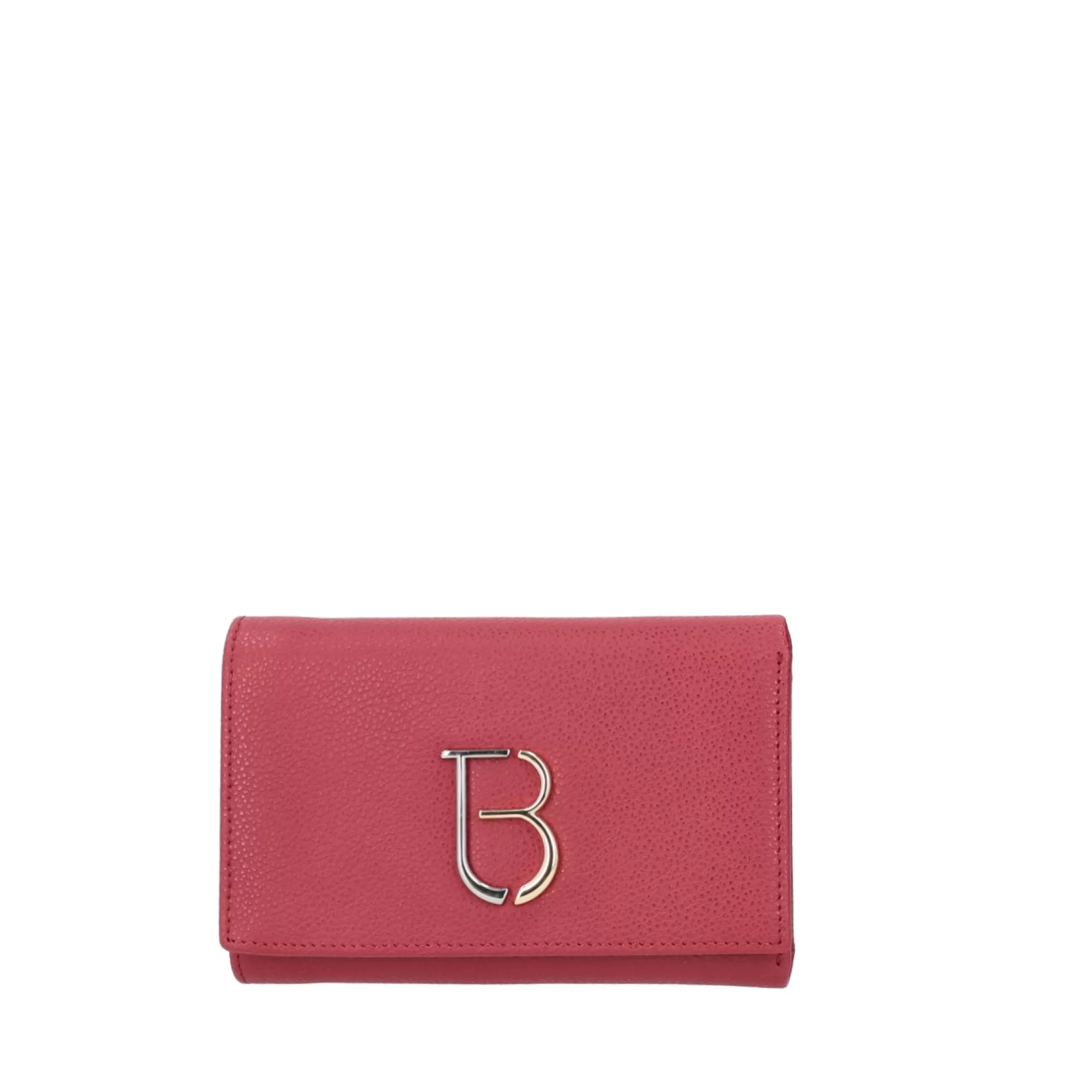 Portafogli E Portachiavi*Tosca Blu Portafoglio Con Pattina "Tb Logo Wallets" Scuro Rosso