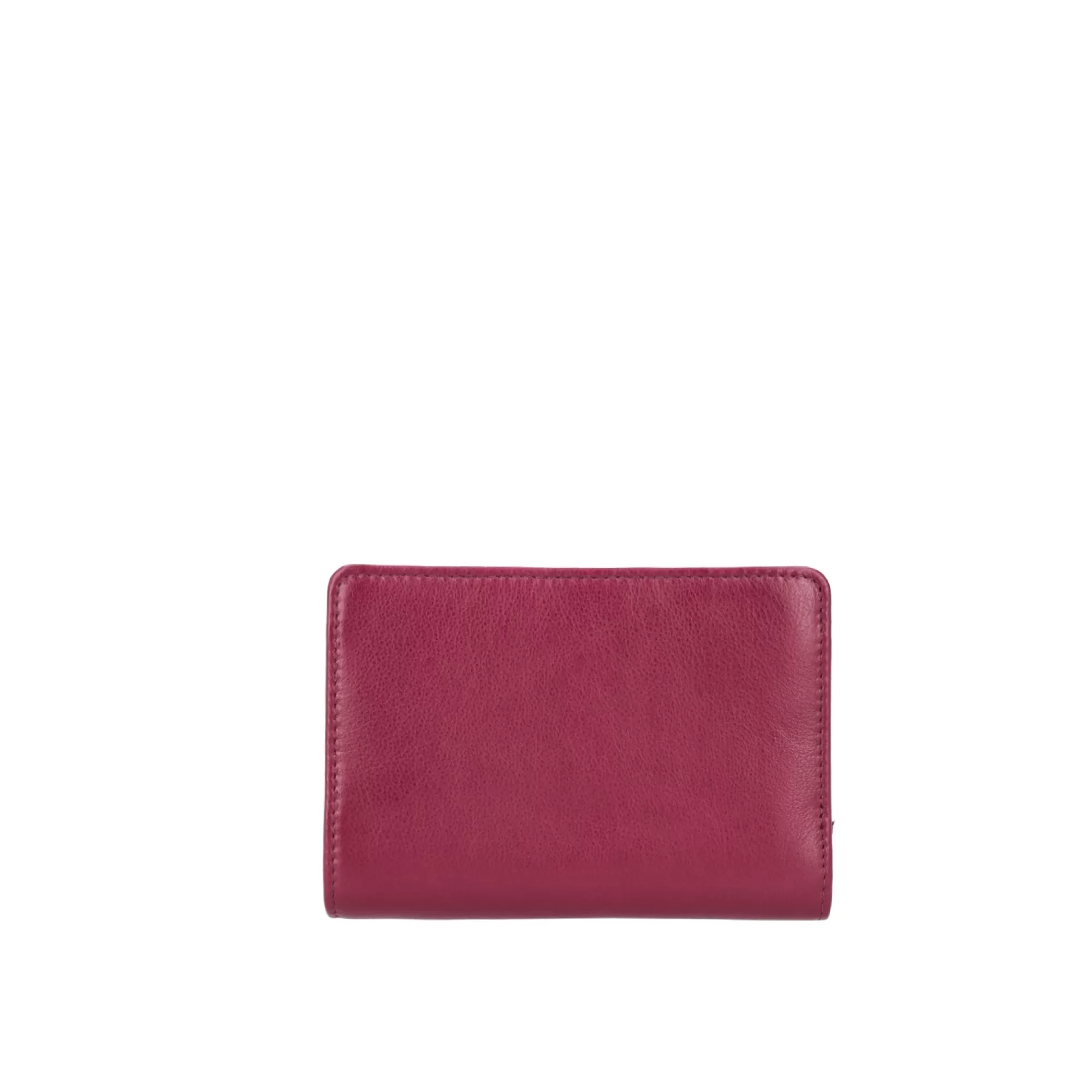 Portafogli E Portachiavi*Tosca Blu Portafoglio Medio "Basic Wallets" In Pelle Color Prugna Viola
