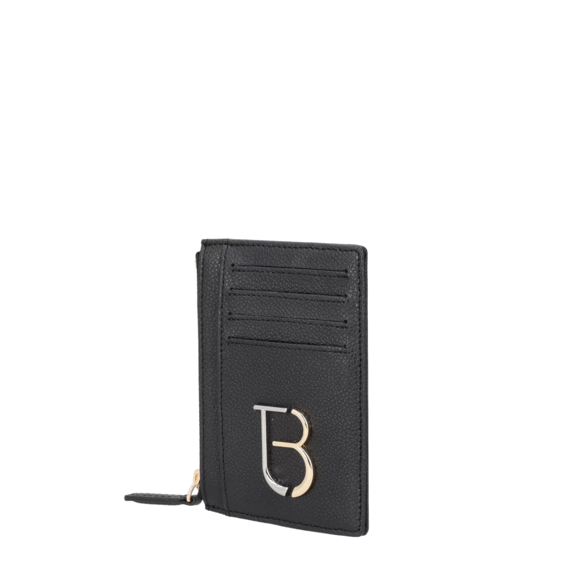 Portafogli E Portachiavi*Tosca Blu Portatessere "Tb Logo Wallets" Nero