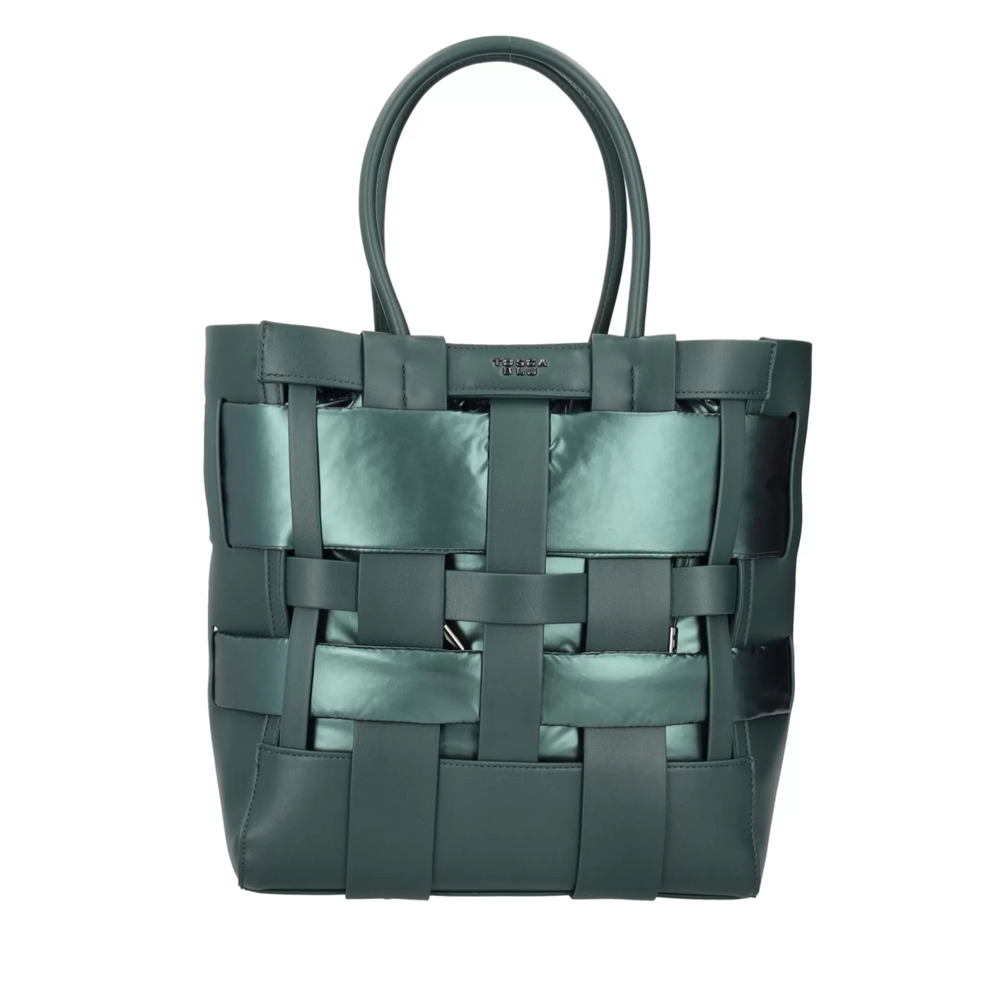 Shopping Bag*Tosca Blu Shopping Bag "Pan Di Spagna" Scuro Verde