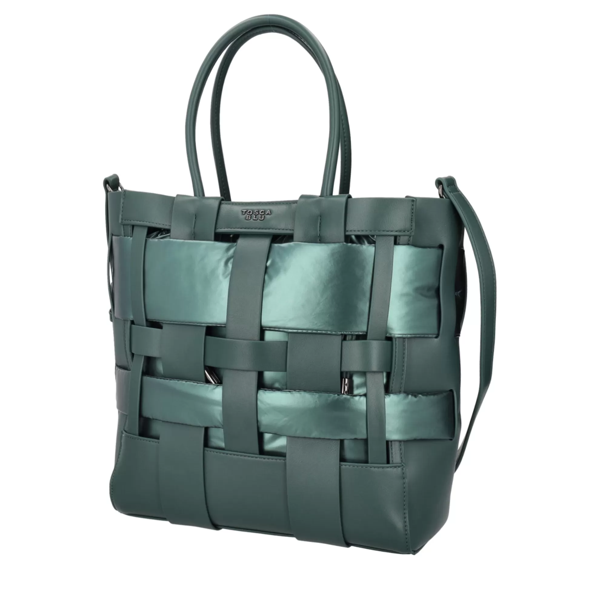 Shopping Bag*Tosca Blu Shopping Bag "Pan Di Spagna" Scuro Verde